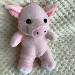 Unbranded Pink Plush Pig Stuffed Animal Toy with White Feet 🐷